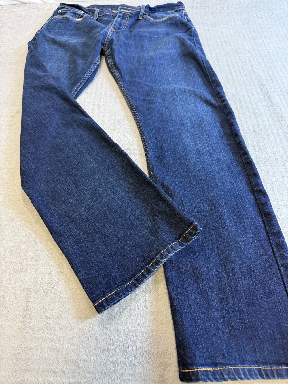 Levi’s 514 Dark Wash Straight Leg Stretch Jeans Men’s 34x32